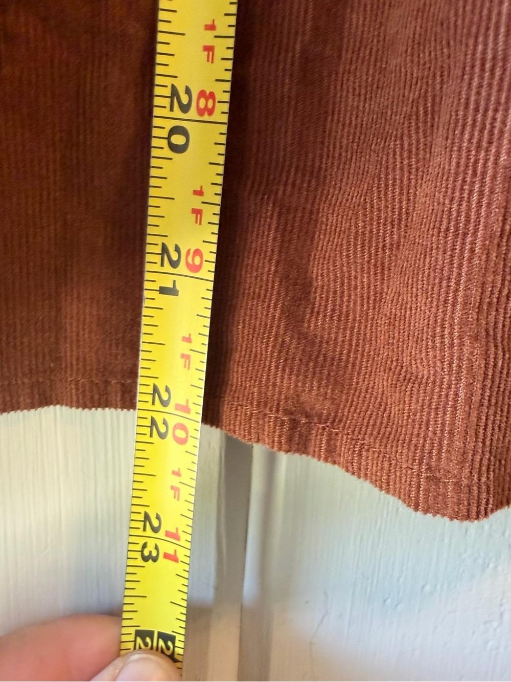 NWT Velvet Heart Brown Velvet Tie-Front Peasant Blouse, Slightly Cropped, Size M - Picture 11 of 11